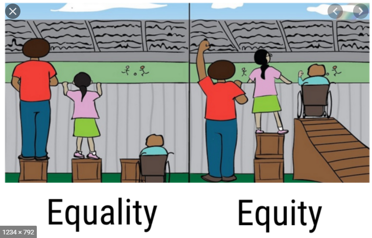 Equality, Equity, Justice and the Need for Reasonable