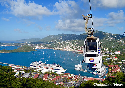 With more than 1.5 million passengers per year, Charlotte Amalie is the busiest cruise port in the Caribbean. 