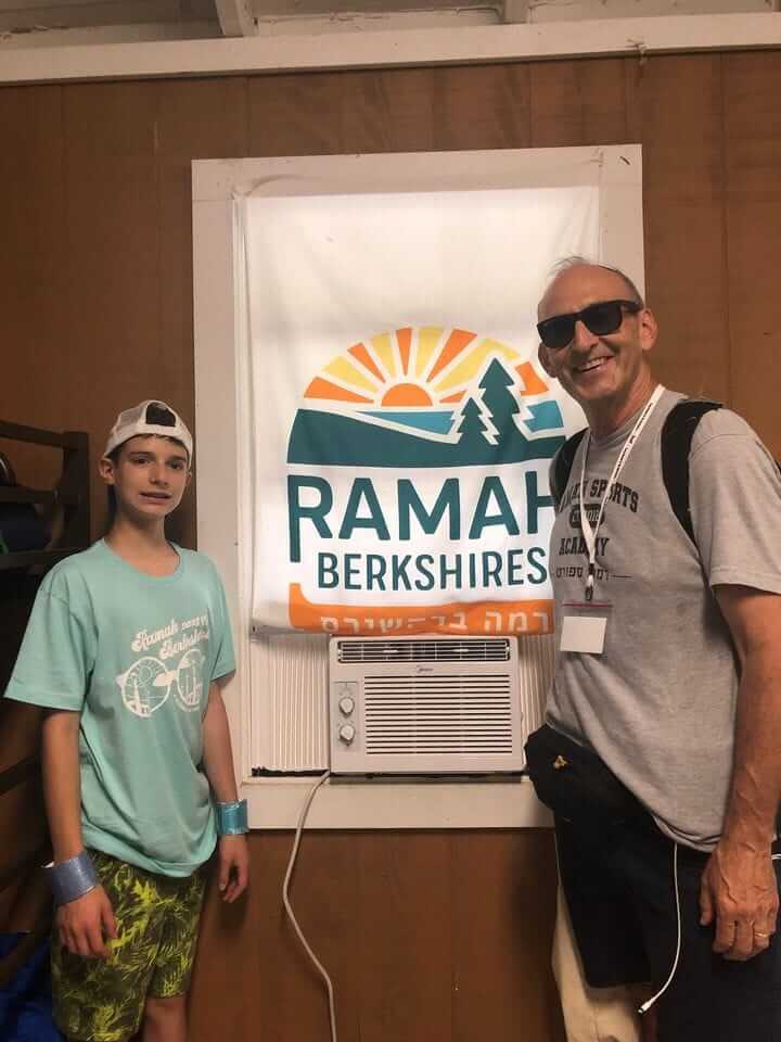National Ramah Tikvah network director Howard Blas, visits newest Tikvah program at Ramah Berkshires. 